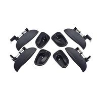 CMJAHU Adatto for Hyundai Atos Amica Sanatro 1997-2005 8265002000 8266002000 8261022001 Maniglia esterna interna della portiera anteriore posteriore sinistra destra(Outside Inside Kit)