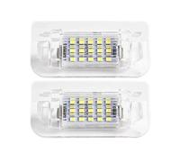 CMJAHU Adatto for Mercedes Benz Classe B W242 W246 2011-2019 A2468201566 1/2 pezzi 15SMD LED for auto luce targa Canbus(2PCS)