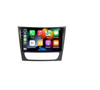 CMJAHU Adatto for Mercedes Benz Classe E W211 2002-2008 2din Autoradio Stereo Android 15 Carplay Auto Schermo 2K Autoradio Lettore Multimediale(2G-32G CAM DVR)