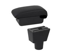 CMJAHU Adatto for Suzuki Splash Bracciolo Box for Suzuki Splash Bracciolo Auto Centrale Scatola Portaoggetti Retrofit Interni con USB Accessori Auto(B black line 3USB)