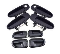 CMJAHU Adatto for Toyota Corolla Geo Prizm 1993 1994 1995 1996 1997 Maniglia esterna interna della portiera sinistra destra conducente passeggero o serratura della portiera(Kit 006 Black)