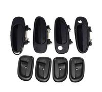 CMJAHU Adatto for Toyota Corolla Geo Prizm 1993 1994 1995 1996 1997 Maniglia esterna interna della portiera sinistra destra conducente passeggero o serratura della portiera(Kit 010 Dark Gray)