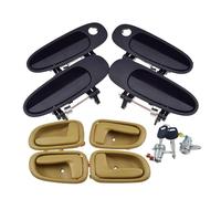 CMJAHU Adatto for Toyota Corolla Geo Prizm 1993 1994 1995 1996 1997 Maniglia esterna interna della portiera sinistra destra conducente passeggero o serratura della portiera(Kit 007)