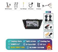 CMJAHU Adatto for Toyota Prius Plus V Alpha 2012-2017 DSP Autoradio GPS Stereo 2din Unità principale Android 15 Carplay Autoradio Lettore multimediale(2K 8G-128G 360 DVR)