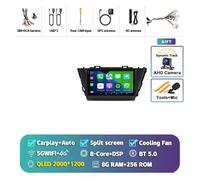 CMJAHU Adatto for Toyota Prius Plus V Alpha 2012-2017 DSP Autoradio GPS Stereo 2din Unità principale Android 15 Carplay Autoradio Lettore multimediale(2K 8G-256G CAM)