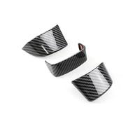 CMJAHU Adatto for VW Golf 5 MK5 Passat B6 Jetta MK5 Tiguan Accessori 3 pezzi Rivestimento del pannello del volante interno in fibra di carbonio
