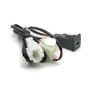 CMJAHU Adatto for VW Golf 6 Jetta 5 MK5 LED Rosso for Auto PD Tipo C/QC 3.0 Caricabatterie rapido USB Presa di Ricarica for Telefono con Adattatore for Presa di Corrente(USB Charger)