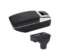 CMJAHU Misura for C-h-e-v-r-olet Sonic scatola bracciolo for C-h-e-v-r-olet Aveo bracciolo auto parti di retrofit auto scatola portaoggetti interna ricambi auto(A1 red line NO USB)