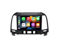 CMJAHU Misura for Hyundai Santa Fe 2 2006-2012 Autoradio Stereo 2din Unità di Testa Android 15 Carplay Auto 2K schermo Auto Radio Lettore Multimediale(8G-128G CAM)