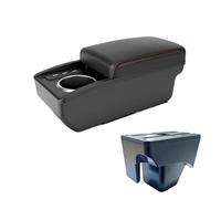 CMJAHU Misura for V-w TERA Bracciolo TERA 2025 Auto Center Console Modifica Interni USB Multi-funzionale Scatola di Immagazzinaggio Auto Accessori(B2 Black line 6 usb)