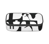 CMJSGG Amore per il Boston Terrier, Astuccio per matite, Astuccio per matite Astuccio per penne a matita di grande capacità Borsa per cosmetici