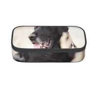 CMJSGG Animale Cane Labrador, Astuccio per matite, Astuccio per matite Astuccio per penne a matita di grande capacità Borsa per cosmetici