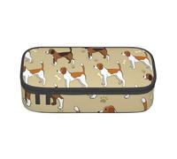 CMJSGG Animale da compagnia Beagle intelligente carino cartone animato, Astuccio per matite, Astuccio per matite Astuccio per penne a matita di grande capacità Borsa per cosmetici
