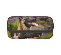 CMJSGG Animali domestici Malinois belga Cani Malinois belga, Astuccio per matite, Astuccio per matite Astuccio per penne a matita di grande capacità Borsa per cosmetici