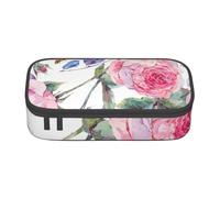 CMJSGG Annata del fiore della primavera dell'acquerello, Astuccio per matite, Astuccio per matite Astuccio per penne a matita di grande capacità Borsa per cosmetici