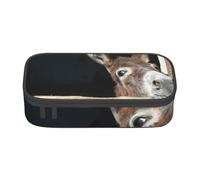 CMJSGG Asino degli animali da fattoria dell'asino, Astuccio per matite, Astuccio per matite Astuccio per penne a matita di grande capacità Borsa per cosmetici