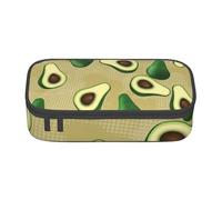 CMJSGG Avocado Punto Marrone, Astuccio per matite, Astuccio per matite Astuccio per penne a matita di grande capacità Borsa per cosmetici