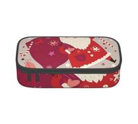 CMJSGG Babbo Natale, Astuccio per matite, Astuccio per matite Astuccio per penne a matita di grande capacità Borsa per cosmetici
