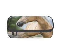 CMJSGG Bellissima lavanda di cavallo Palomino, Astuccio per matite, Astuccio per matite Astuccio per penne a matita di grande capacità Borsa per cosmetici