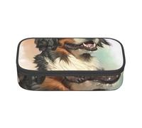 CMJSGG Bovaro del Bernese Ritratto realistico Berner, Astuccio per matite, Astuccio per matite Astuccio per penne a matita di grande capacità Borsa per cosmetici