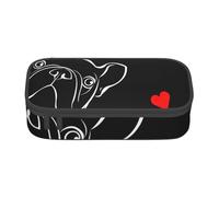 CMJSGG Bulldog francese, Astuccio per matite, Astuccio per matite Astuccio per penne a matita di grande capacità Borsa per cosmetici