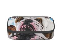 CMJSGG Bulldog francese, Astuccio per matite, Astuccio per matite Astuccio per penne a matita di grande capacità Borsa per cosmetici