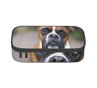 CMJSGG Cane Boxer, Astuccio per matite, Astuccio per matite Astuccio per penne a matita di grande capacità Borsa per cosmetici
