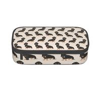 CMJSGG Cane Salsiccia, Astuccio per matite, Astuccio per matite Astuccio per penne a matita di grande capacità Borsa per cosmetici