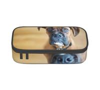CMJSGG Cani Boxer Cuccioli Cani, Astuccio per matite, Astuccio per matite Astuccio per penne a matita di grande capacità Borsa per cosmetici