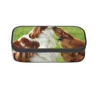 CMJSGG Cavalier King Charles Spaniel, Astuccio per matite, Astuccio per matite Astuccio per penne a matita di grande capacità Borsa per cosmetici