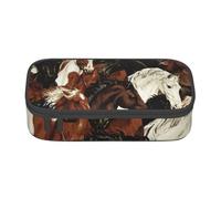 CMJSGG Cavalli, Astuccio per matite, Astuccio per matite Astuccio per penne a matita di grande capacità Borsa per cosmetici