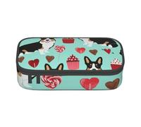 CMJSGG Corgi Tricolore Cani Cane, Astuccio per matite, Astuccio per matite Astuccio per penne a matita di grande capacità Borsa per cosmetici
