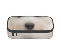CMJSGG Cucciolo carino di Westie, Astuccio per matite, Astuccio per matite Astuccio per penne a matita di grande capacità Borsa per cosmetici