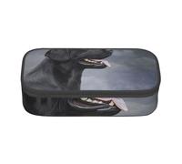 CMJSGG Disegno del cane Labrador, Astuccio per matite, Astuccio per matite Astuccio per penne a matita di grande capacità Borsa per cosmetici