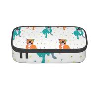 CMJSGG Felice Staffy White, Astuccio per matite, Astuccio per matite Astuccio per penne a matita di grande capacità Borsa per cosmetici