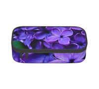 CMJSGG Fiore viola, Astuccio per matite, Astuccio per matite Astuccio per penne a matita di grande capacità Borsa per cosmetici