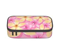CMJSGG Fiori tropicali rosa e arancioni, Astuccio per matite, Astuccio per matite Astuccio per penne a matita di grande capacità Borsa per cosmetici