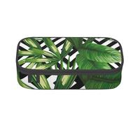 CMJSGG Foglie Verdi Della Pianta Tropicale Della Palma, Astuccio per matite, Astuccio per matite Astuccio per penne a matita di grande capacità Borsa per cosmetici