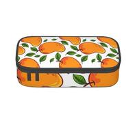 CMJSGG Frutto Del Modello Di Mango E Foglie, Astuccio per matite, Astuccio per matite Astuccio per penne a matita di grande capacità Borsa per cosmetici