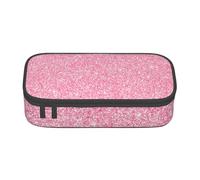 CMJSGG Glitter rosa scintillante, Astuccio per matite, Astuccio per matite Astuccio per penne a matita di grande capacità Borsa per cosmetici