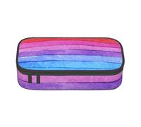 CMJSGG Legno arcobaleno colorato, Astuccio per matite, Astuccio per matite Astuccio per penne a matita di grande capacità Borsa per cosmetici