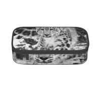 CMJSGG Leopardo delle nevi, Astuccio per matite, Astuccio per matite Astuccio per penne a matita di grande capacità Borsa per cosmetici