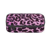 CMJSGG Leopardo viola, Astuccio per matite, Astuccio per matite Astuccio per penne a matita di grande capacità Borsa per cosmetici