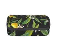 CMJSGG Limone E Fiore, Astuccio per matite, Astuccio per matite Astuccio per penne a matita di grande capacità Borsa per cosmetici