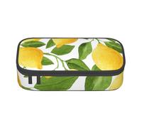 CMJSGG Limoni dell'acquerello giallo brillante, Astuccio per matite, Astuccio per matite Astuccio per penne a matita di grande capacità Borsa per cosmetici