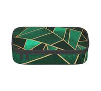 CMJSGG Linee Smeraldo E Rame, Astuccio per matite, Astuccio per matite Astuccio per penne a matita di grande capacità Borsa per cosmetici