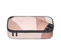 CMJSGG Marmo bianco nero glitter oro rosa geometrico, Astuccio per matite, Astuccio per matite Astuccio per penne a matita di grande capacità Borsa per cosmetici