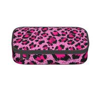 CMJSGG Moda di bellezza di lusso leopardo rosa, Astuccio per matite, Astuccio per matite Astuccio per penne a matita di grande capacità Borsa per cosmetici