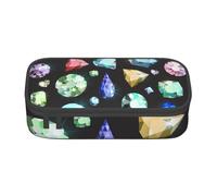 CMJSGG Modello di pietre preziose colorate, Astuccio per matite, Astuccio per matite Astuccio per penne a matita di grande capacità Borsa per cosmetici