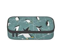 CMJSGG Modello di pinguini, Astuccio per matite, Astuccio per matite Astuccio per penne a matita di grande capacità Borsa per cosmetici